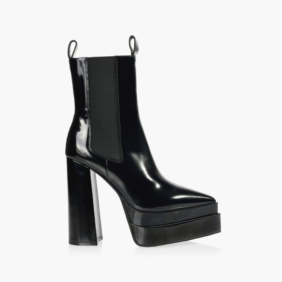 Platform Patent Leather Boots NWOT - Picture 2 of 8